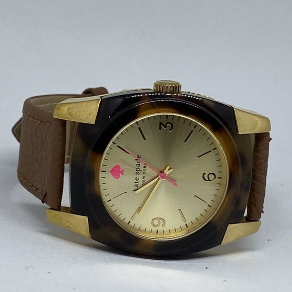 Kate Spade Skyline 0282 Women Brown Leather Analog Dial Quartz Wrist Watch VK167 main image 11